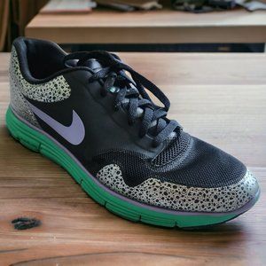 Nike Shoes Mens Size 12 Lunar Safari Fuse Black Sneakers Lace Up 525059-073